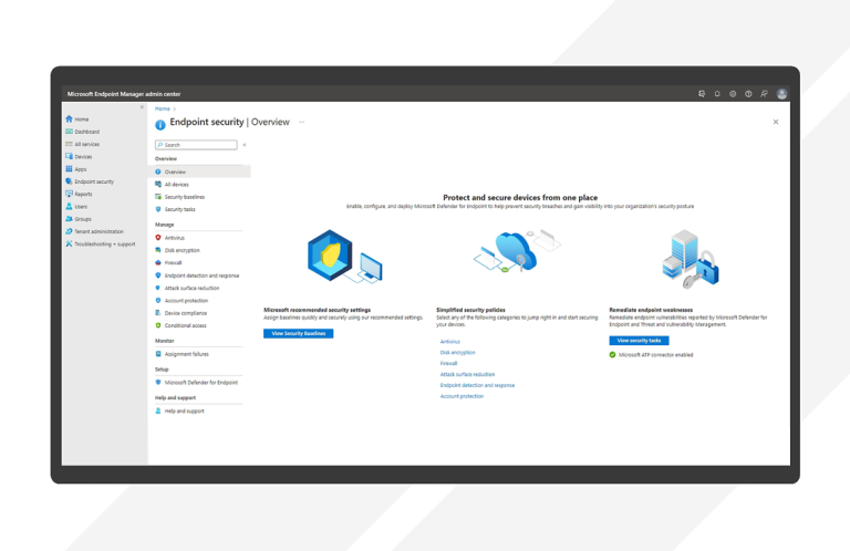 Intune Endpoint Security